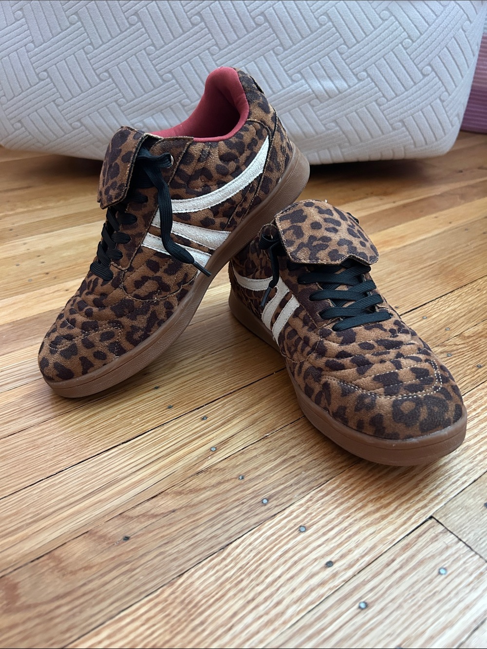 Leopard Print Steve Madden Sneakers size 8.5